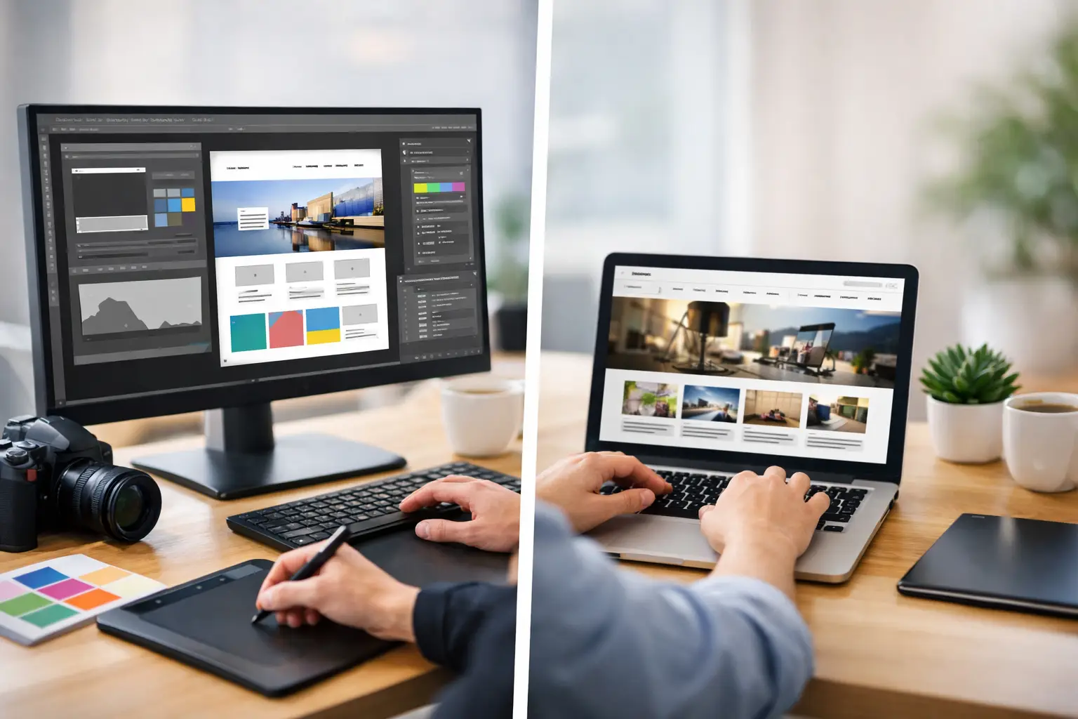 Custom Website vs Template Website
