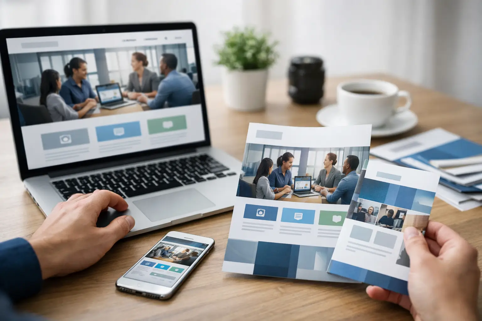 Website and Print Consistency Builds Trust